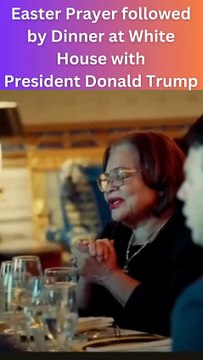 Easter Prayer followed by Dinner at White House with President Donald Trump