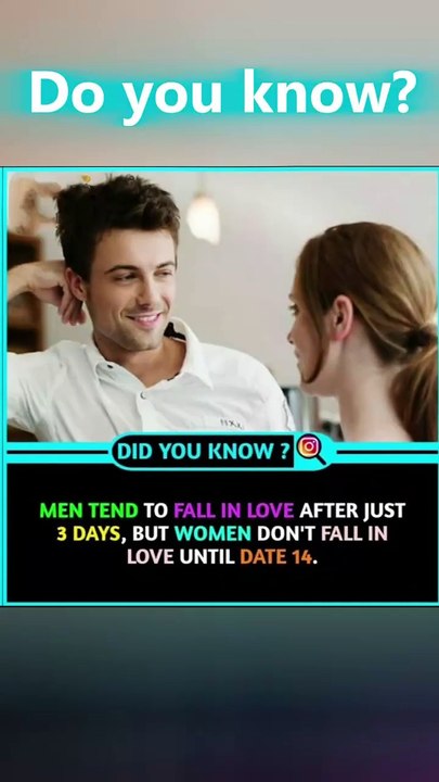 Science Says Men Fall Fast, Women Take Time