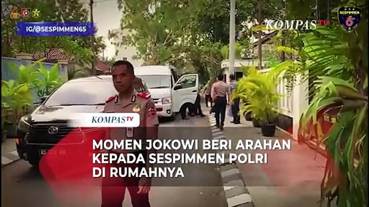 Momen Sespimmen Polri Temui Jokowi di Solo, Bahas Apa?