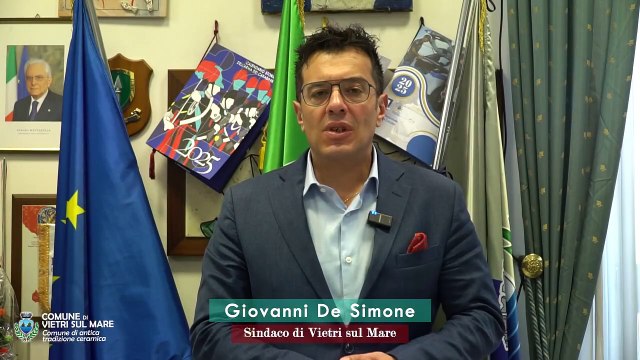Vietri sul Mare (SA) - Buona Pasqua dal Sindaco Giovanni De Simone (20.04.25)