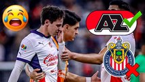 Mateo Chávez se despide entre lágrimas de Chivas tras la eliminación y antes de partir al AZ Alkmaar