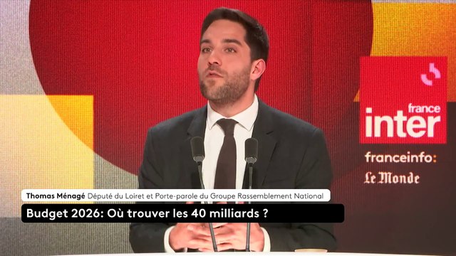 Questions Politiques, avec le porte-parole du Rassemblement national Thomas Ménagé