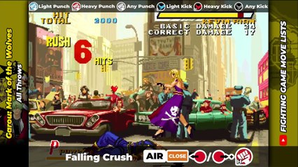 ALL THROWS - Garou: Mark of the Wolves (MOTW)