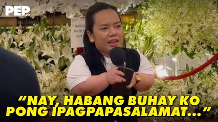 Jo Berry pinasalamatan si Nora Aunor sa pagbibigay sa kanya | PEP Hot Story