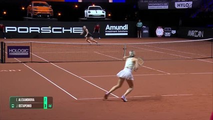 Stuttgart - Ostapenko, comme un ouragan