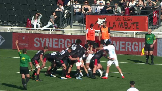 TOP 14 - Essai de Alexandre BECOGNEE (MHR) - LOU Rugby - Montpellier Hérault Rugby