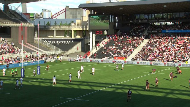 TOP 14 - Essai de Baptiste COUILLOUD (LOU) - LOU Rugby - Montpellier Hérault Rugby