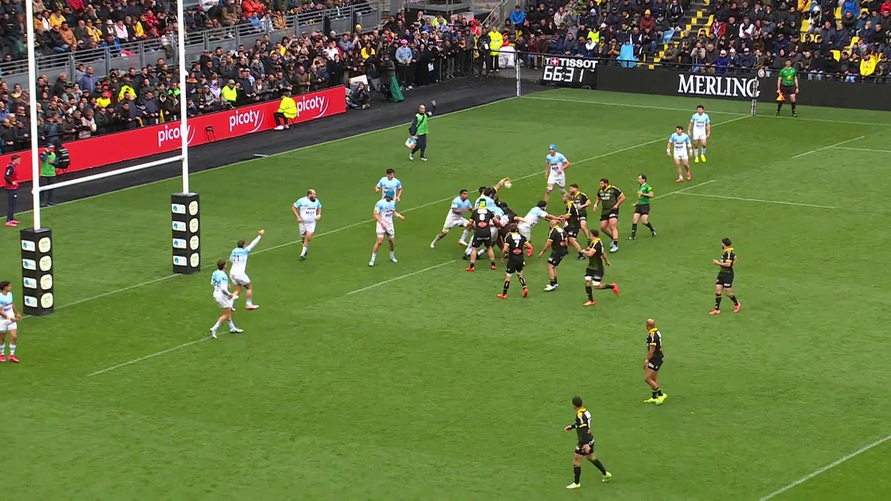 TOP 14 - Essai de Grégory ALLDRITT (SR) - Stade Rochelais - Aviron Bayonnais