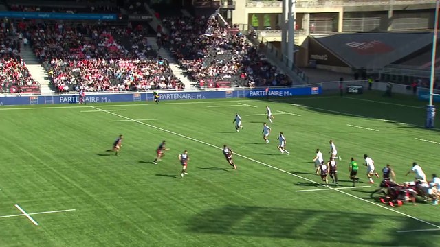 TOP 14 - Essai de Josiah MARAKU (LOU) - LOU Rugby - Montpellier Hérault Rugby