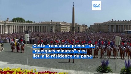 Le pape François a accordé quelques minutes à J. D. Vance, en visite au Vatican