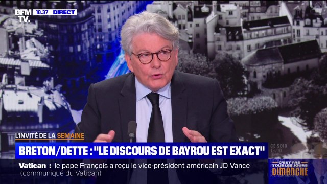 Dette de la France: pour Thierry Breton, on a été beaucoup trop laxiste sur nos finances publiques
