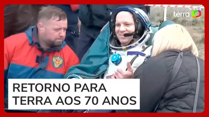 Astronauta mais velho da Nasa retorna à Terra no dia em que completa 70 anos
