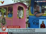 Con actividades religiosas y recreativas se desarrolló la Semana Santa en Yaracuy