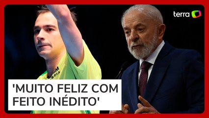 Lula comemora vitória de Hugo Calderano e cita apoio do Bolsa Atleta: 'Muito orgulho!'