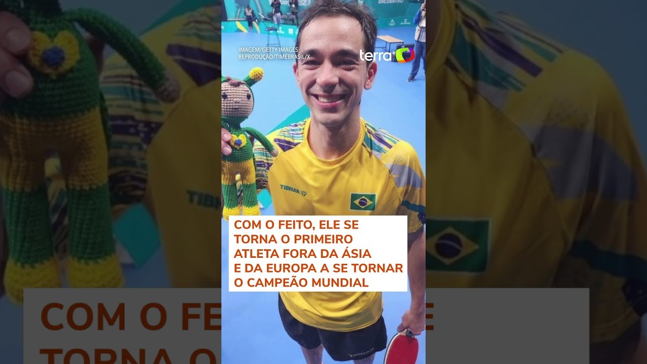 Hugo Calderano faz história e vence número 1 da China na final da Copa do tênis de mesa #shorts