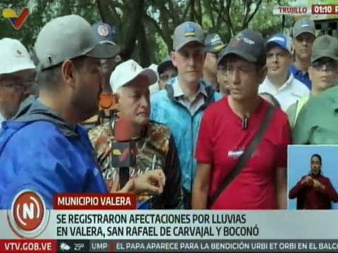 Gobierno Bolivariano continúa atendiendo afectaciones causadas por las lluvias en el estado Trujillo