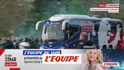 Les cars sont arrivés à Geoffroy-Guichard - Foot - L1 - Derby