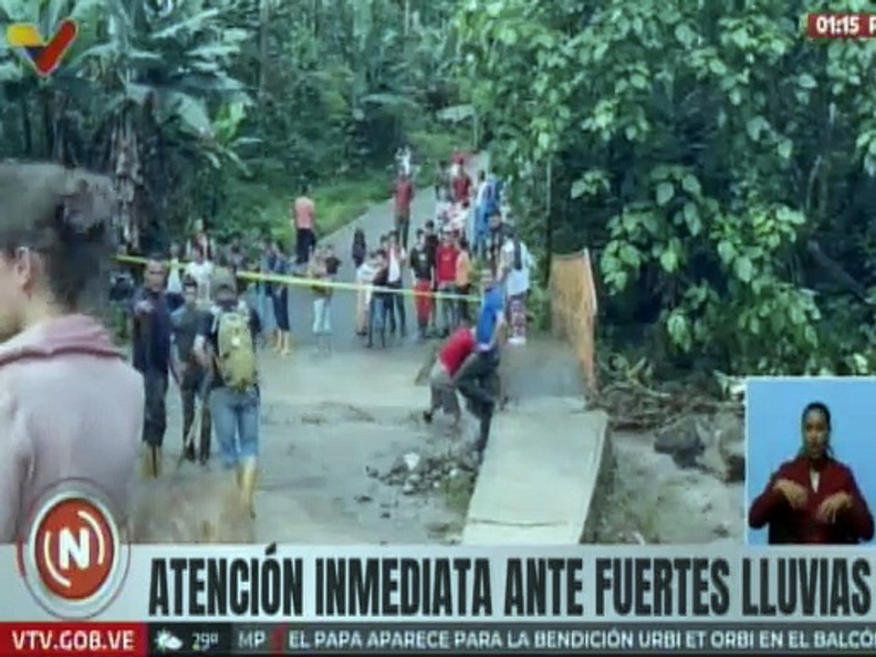 Organismos de atención de emergencias ofrecen apoyo inmediato a afectados por fuertes precipitaciones