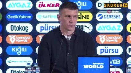 Sergej Jakirovic: Takımımla gurur duyduğumu belirtmek isterim!