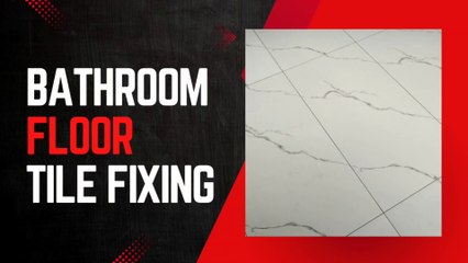 Tile Your Bathroom Floor!