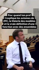 Pov: quand ton prof t'explique les axiomes de ZFC, la théorie des modèles et la vraie définition d'une fonction avec des ensembles