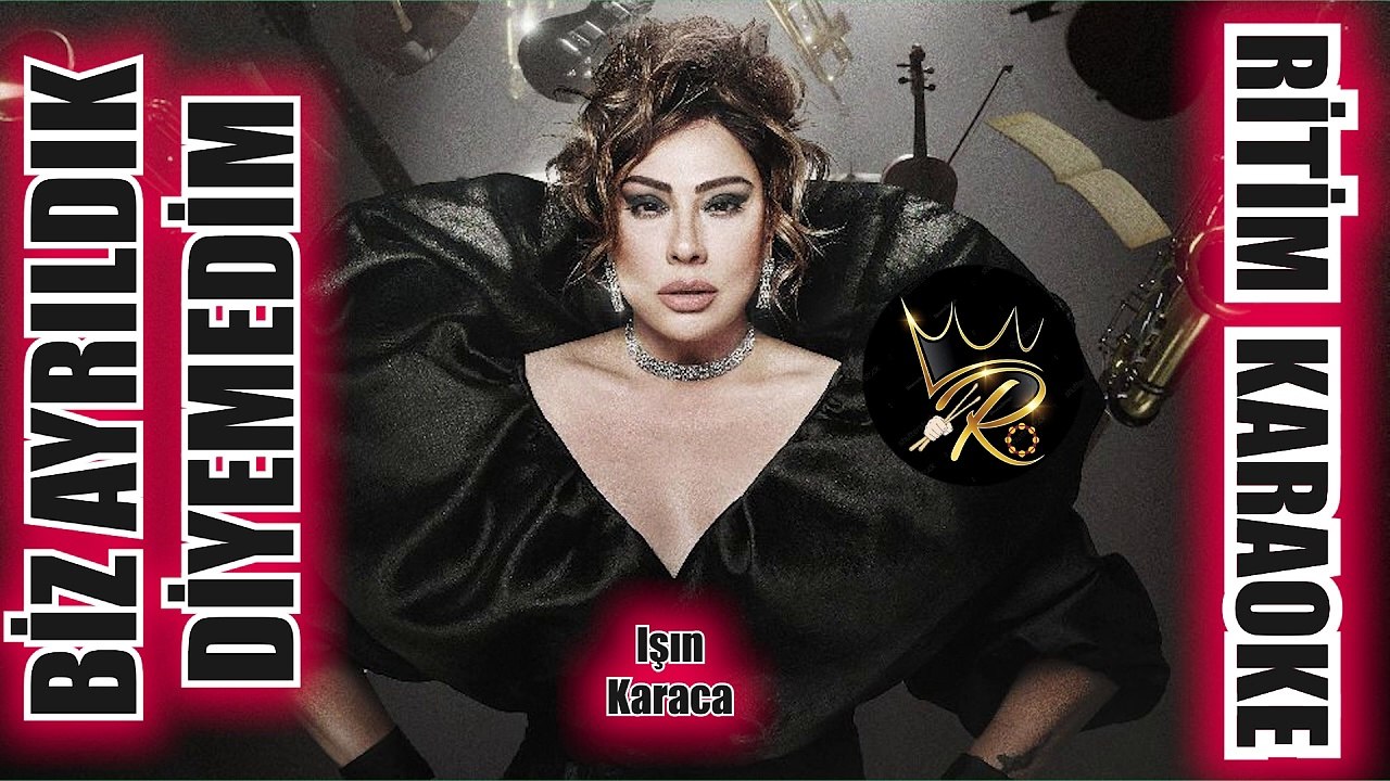 Biz Ayrıldık Diyemedim - Işın Karaca ✩ Ritim Karaoke (Muhayyer Kürdi Bozlak 3/4 Beste Cengiz Tekin)