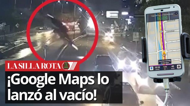 Google Maps lo llevó al vacío: conductor cae desde puente en Indonesia