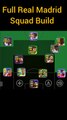 Full Real Madrid squad in efootball.