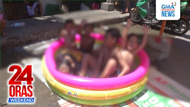 ONLINE EXCLUSIVE – Mga bata sa Maynila, nagtampisaw sa inflatable pool ngayong tag-init | 24 Oras Weekend