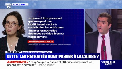Toucher aux retraites pour gérer la dette de la France: pour Marc Touati, conseiller économique, "ça n'apportera pas grand-chose"