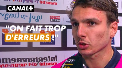 La déception de Charles Laloi après la défaite de son équipe face à Toulouse