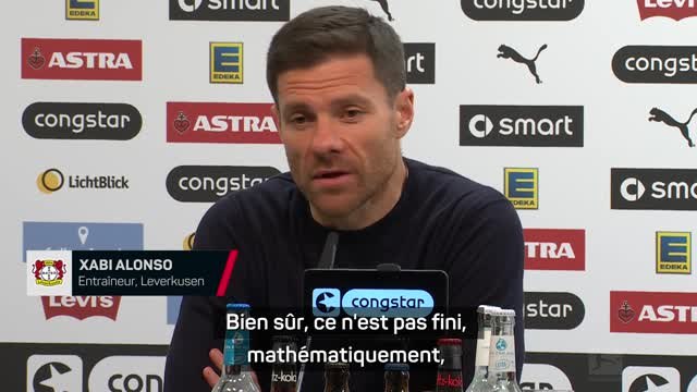 Leverkusen - Alonso : Très peu de chances d'être champions désormais