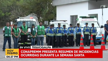CONAPREMM presenta resumen de incidencias ocurridas durante la Semana Santa