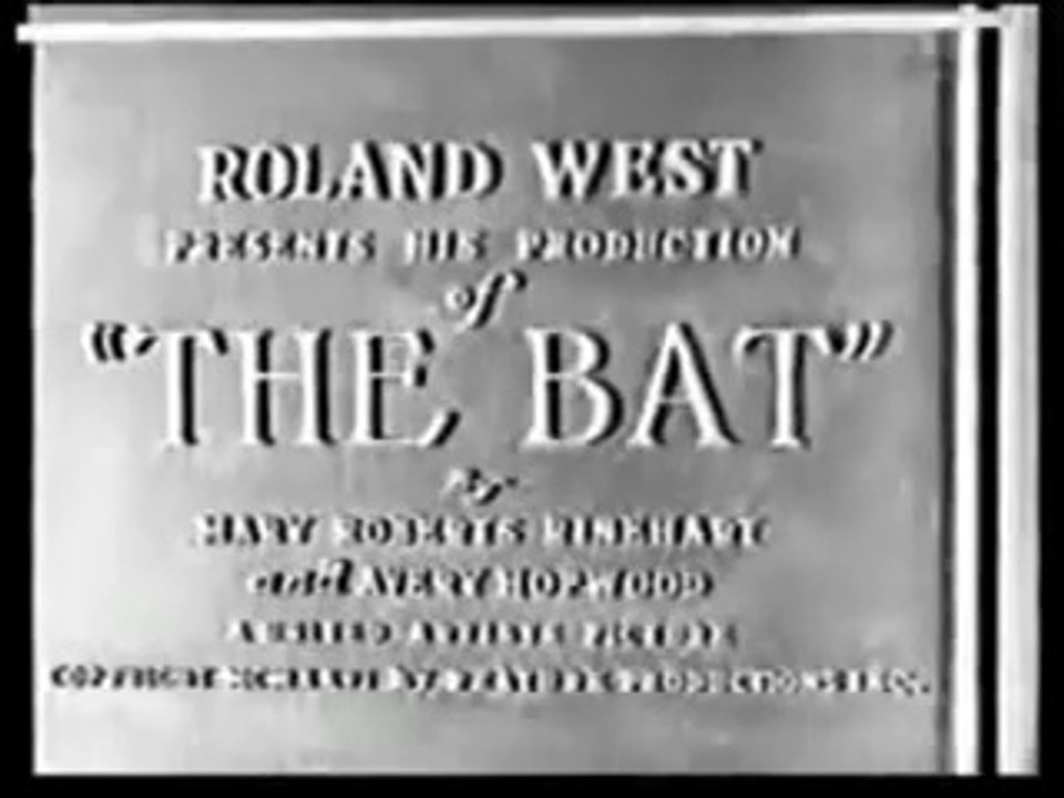 The Bat (1926) – A Silent Mystery Thriller