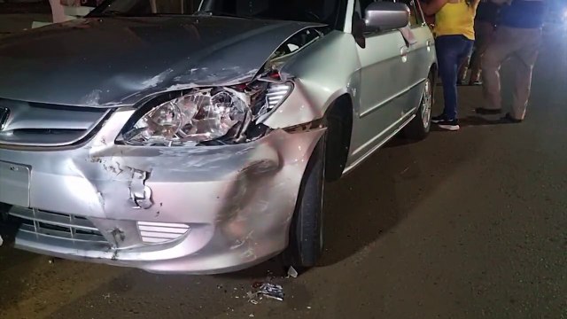 Colisão entre Palio e Civic no Brasmadeira deixa duas pessoas feridas