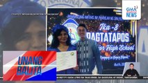55-anyos na babae, nagpursige at nakatapos ng senior high school | Unang Balita