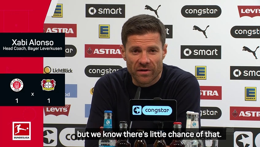 'Little chance' for Leverkusen to win the Bundesliga - Alonso