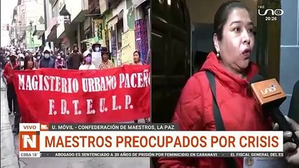 marcha de profesores