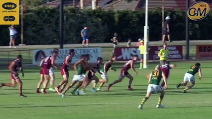 Archer Gardiner takes a crucial final quarter mark.