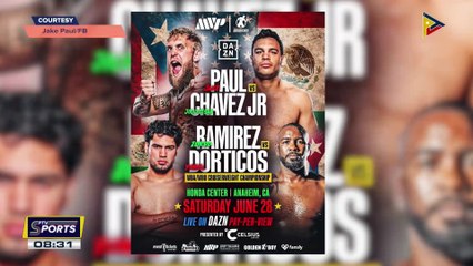 YouTube star Jake Paul, sunod na babanggain ang former champ Julio Cesar Chavez