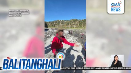 Isa sa mga trail paakyat sa Mount Pinatubo, hinarangan ng ilang Aeta | Balitanghali