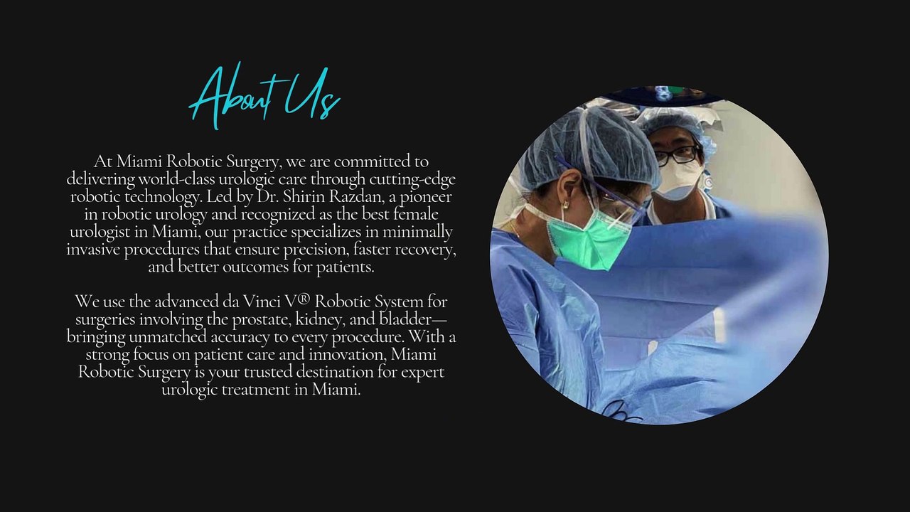 Best Female Urologist in Miami – Dr. Shirin Razdan | Miami Robotic Surgery