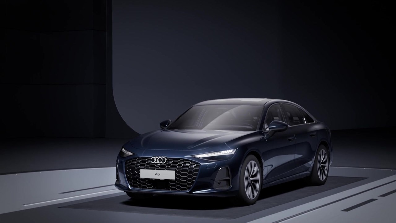 Audi A6 Limousine – Aerodynamik – Animation