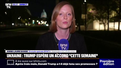 Guerre en Ukraine: Donald Trump espère un accord "cette semaine" entre Kiev et Moscou