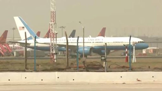 US Vice President JD Vance Arrives at Palam Airport