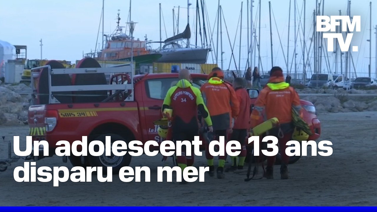"C'était impossible de sortir": à Palavas-les-Flots, les recherches se poursuivent pour retrouver un adolescent disparu en mer