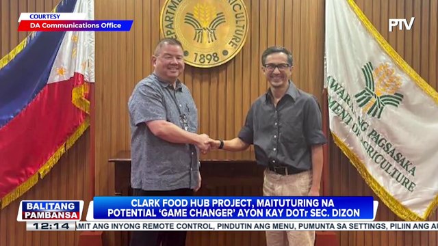 Clark Food Hub Project, maituturing na potential ‘game changer’ ayon kay DOTr Sec. Dizon