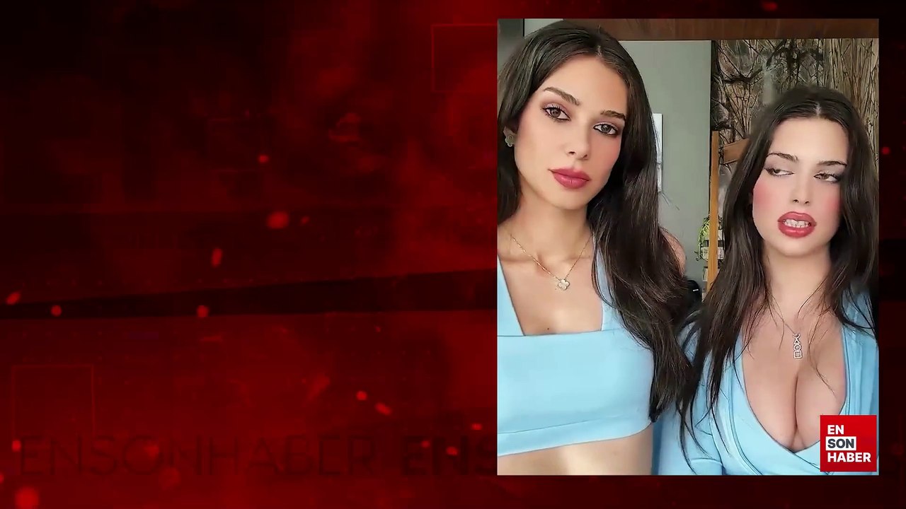 Derin ve Deren Talu dekolteli kıyafetleriyle dikkat çekti