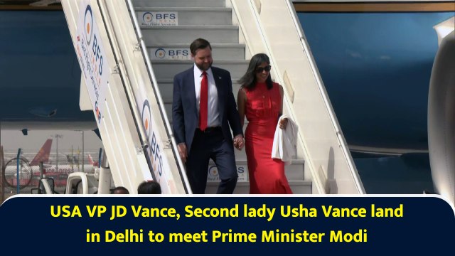 US VP JD Vance, second lady Usha Vance land in Delhi to meet PM Modi; Trade, tariffs on agenda