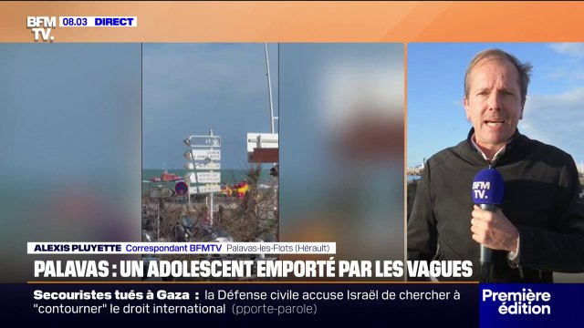 Palavas-les-Flots: une cellule psychologique ouverte à la mairie après la disparition d'un adolescent, emporté par les vagues